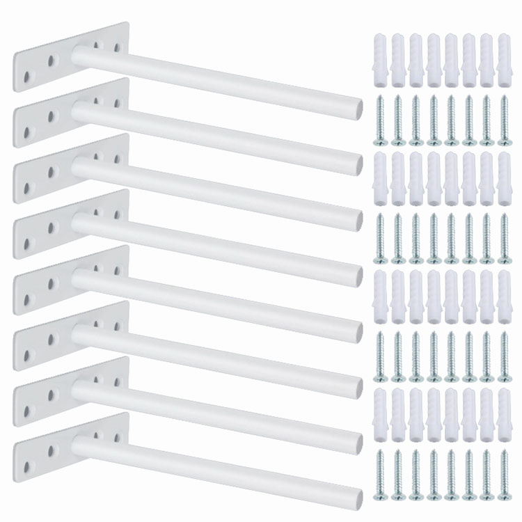 ¿Cómo se eligen los soportes metálicos adecuados para estanterías montadas en la pared?